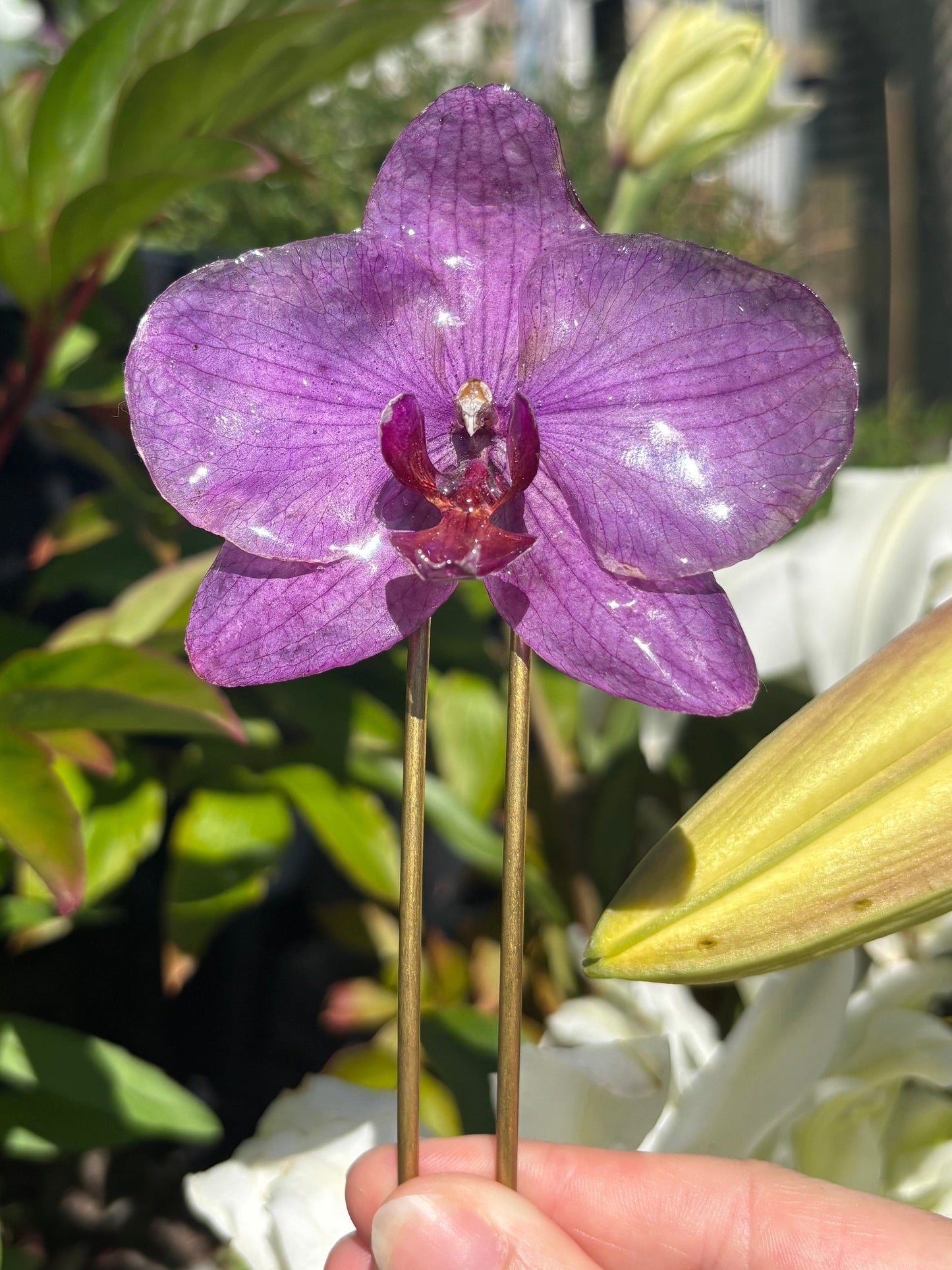 Orchid Bun Pin