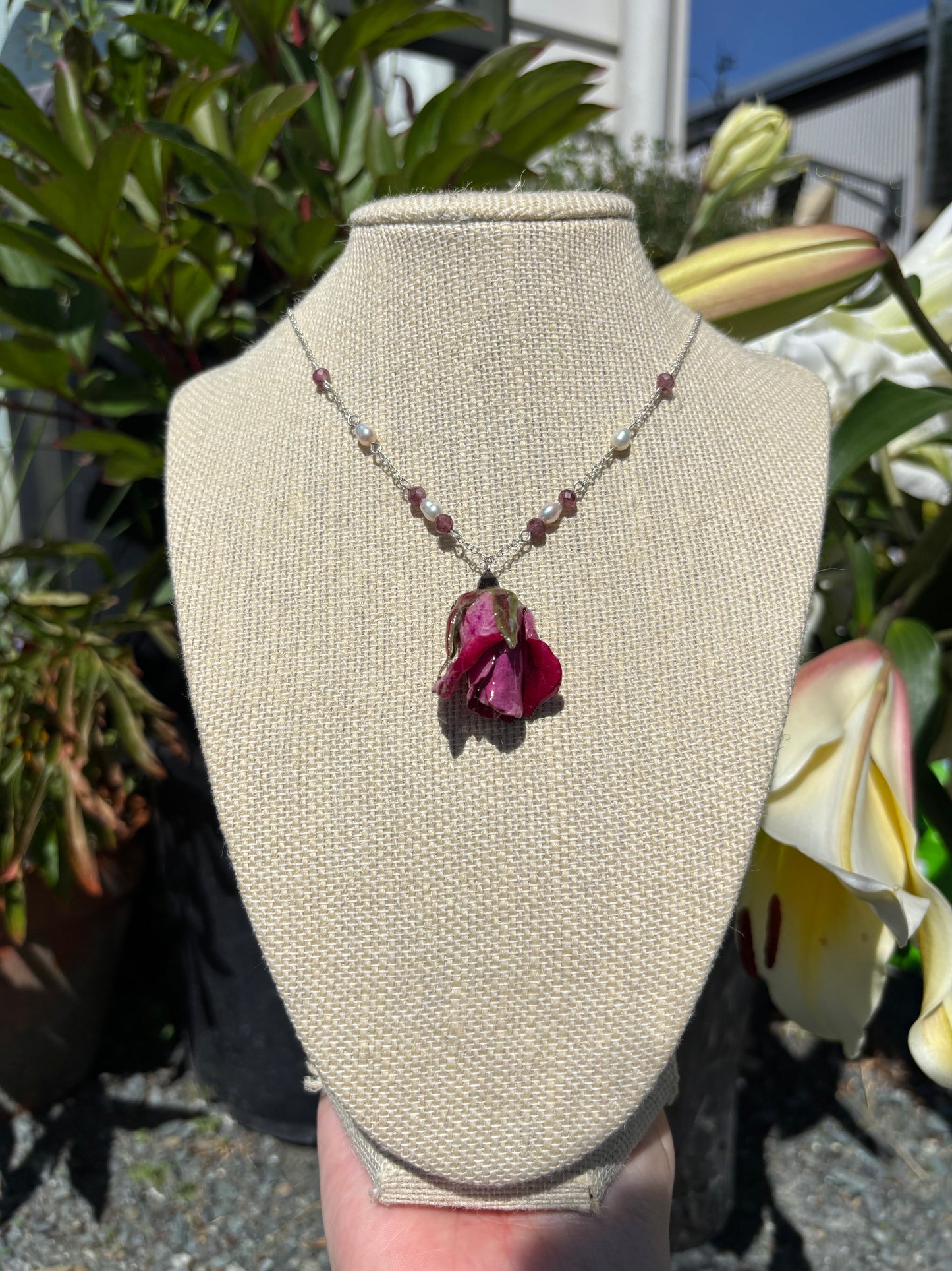 Rose bud Necklace