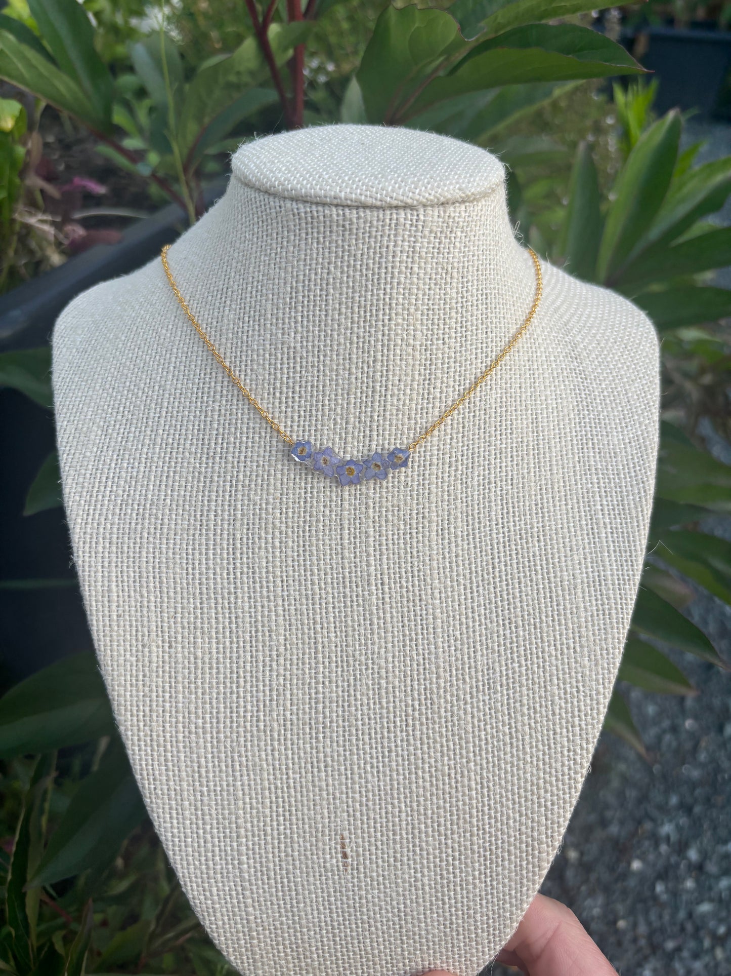 Forget Me Not Necklaces (Gold or Silver)