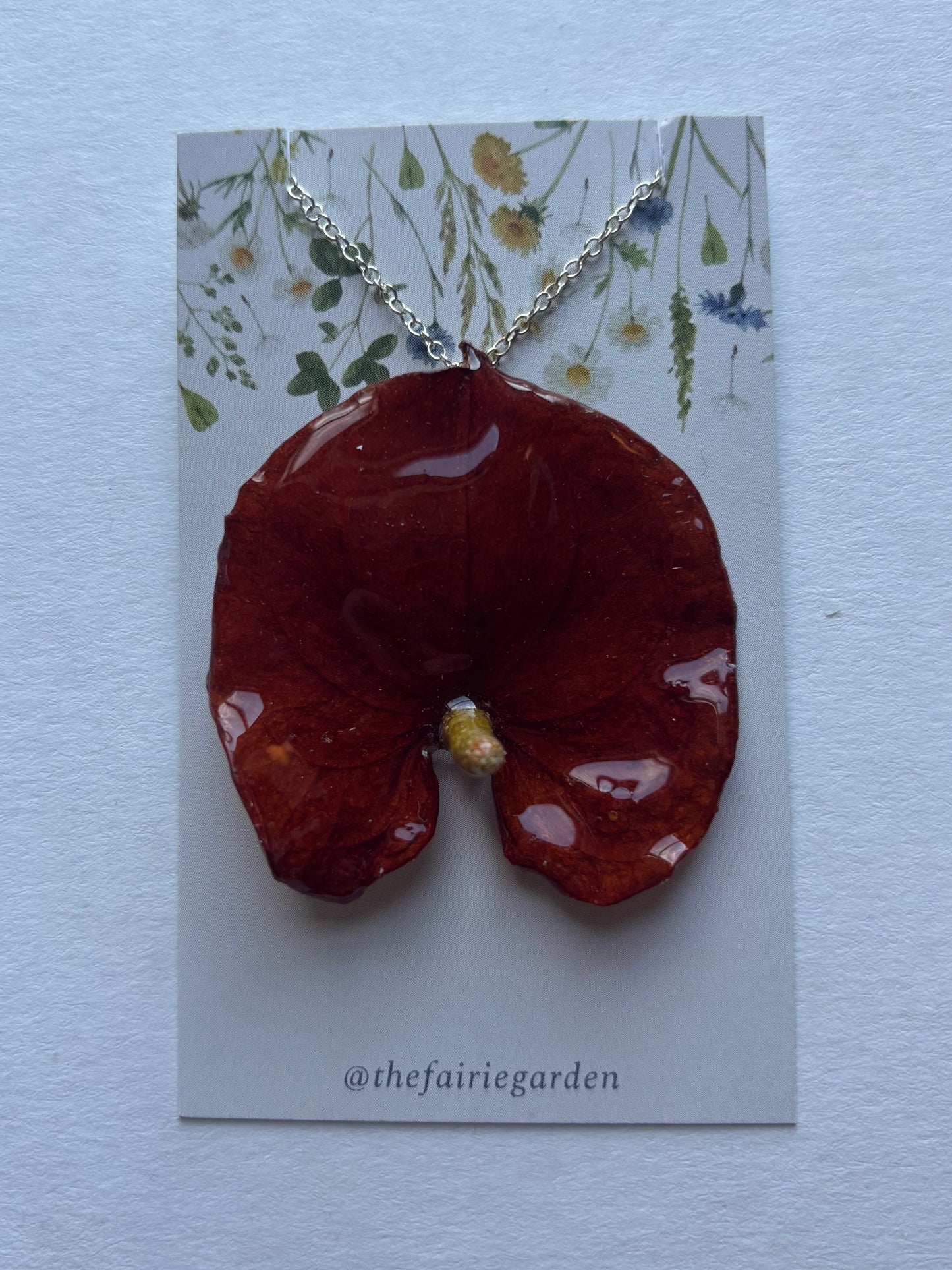 Anthurium Flower Necklace