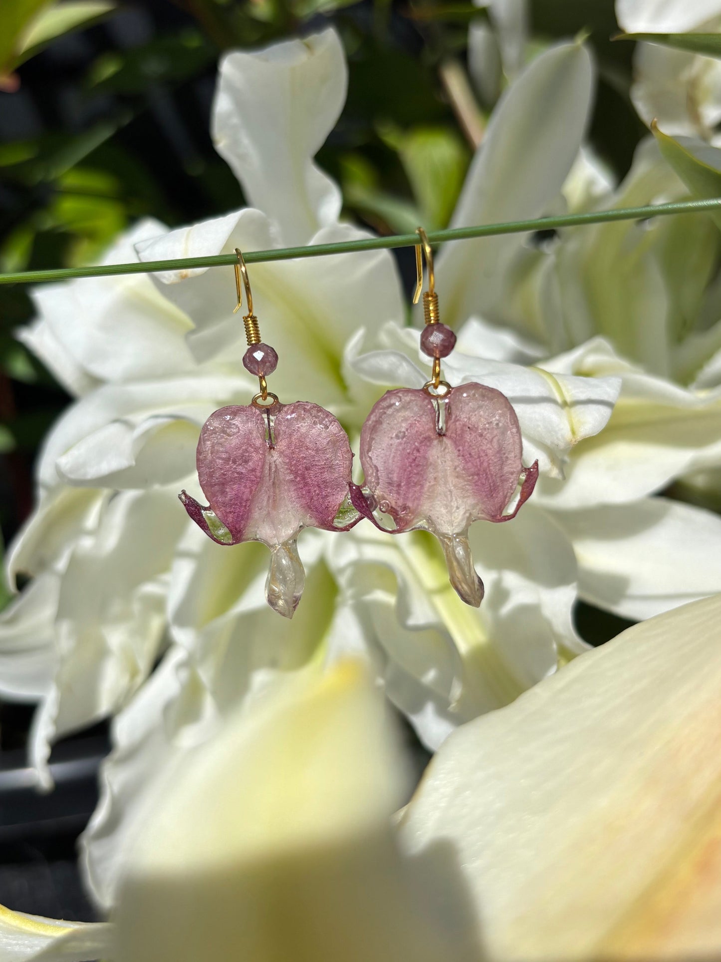 Bleeding heart Earrings