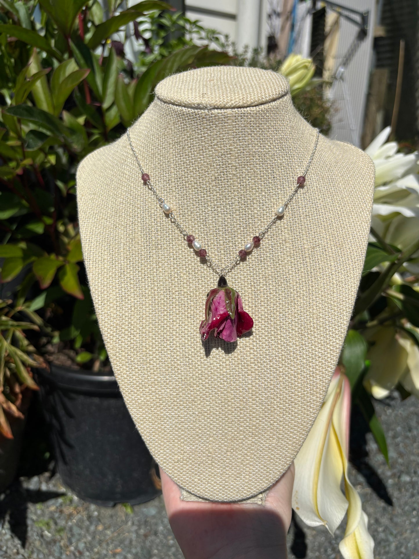 Rose bud Necklace