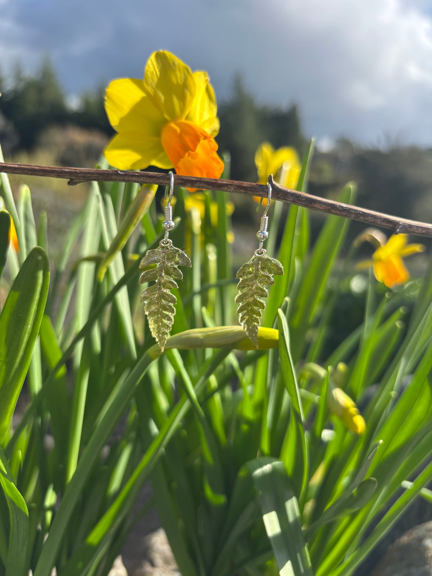 Fern earrings