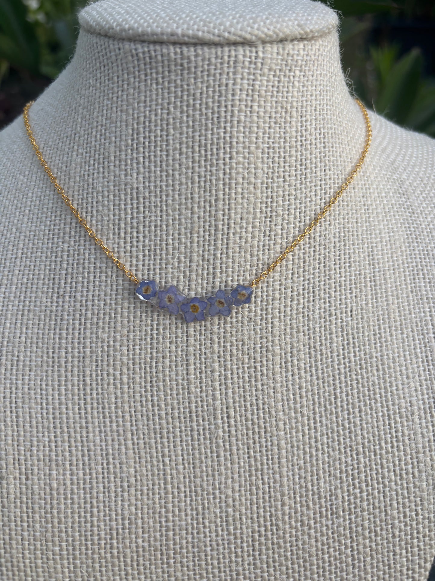 Forget Me Not Necklaces (Gold or Silver)