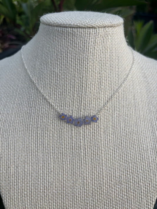 Forget Me Not Necklaces (Gold or Silver)