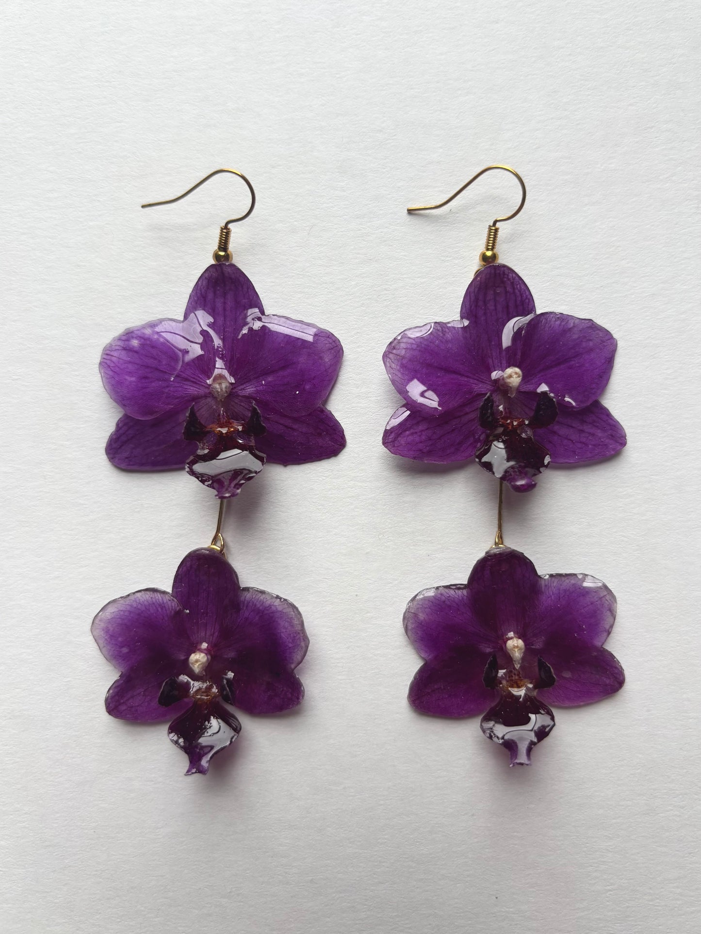 Double Orchid Earrings