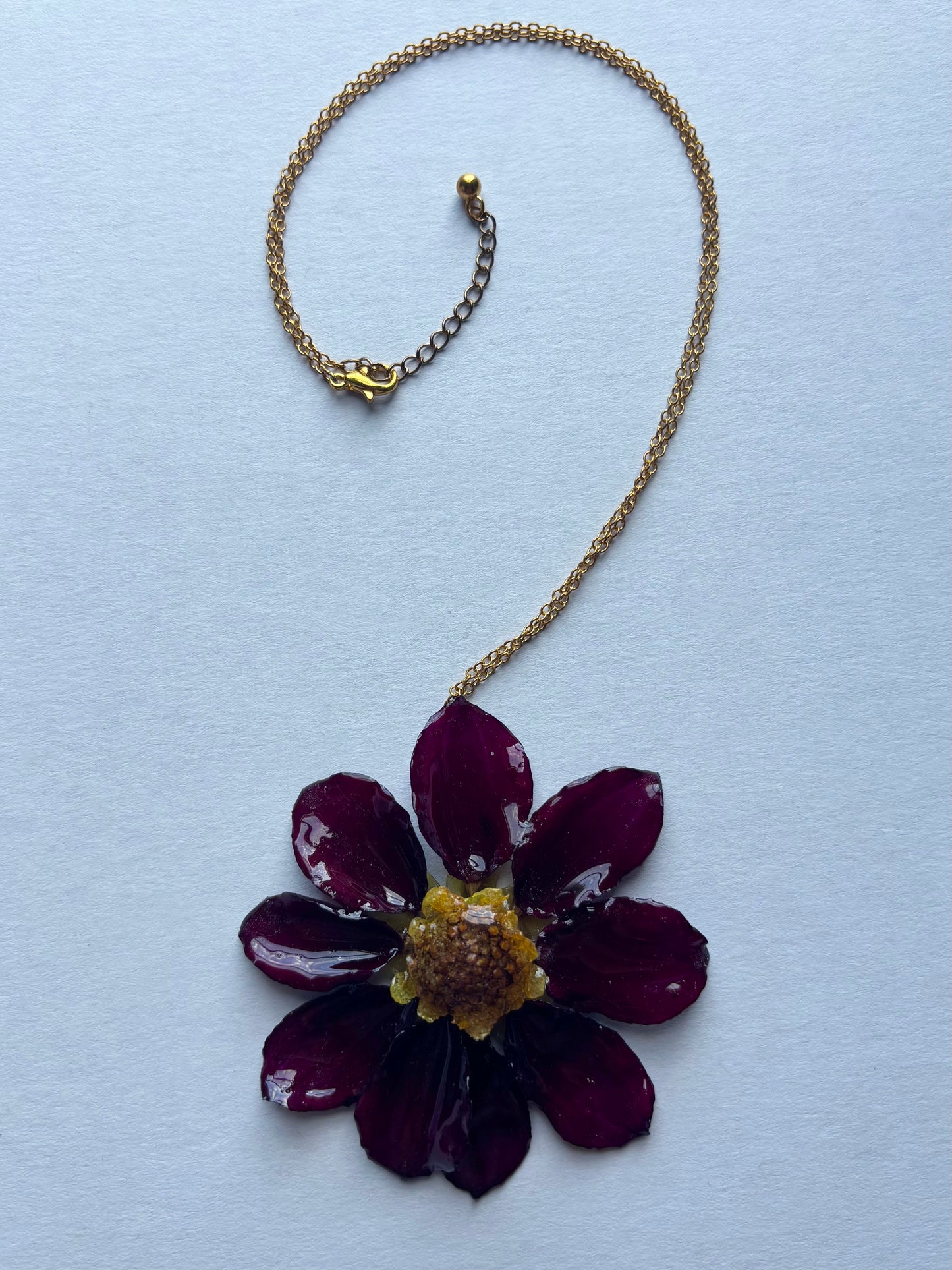 Crimson Dahlia Necklace