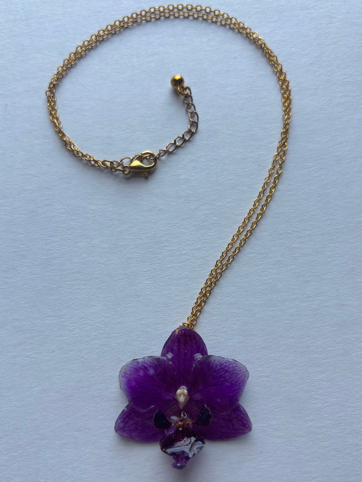 Orchid Necklace - Gold