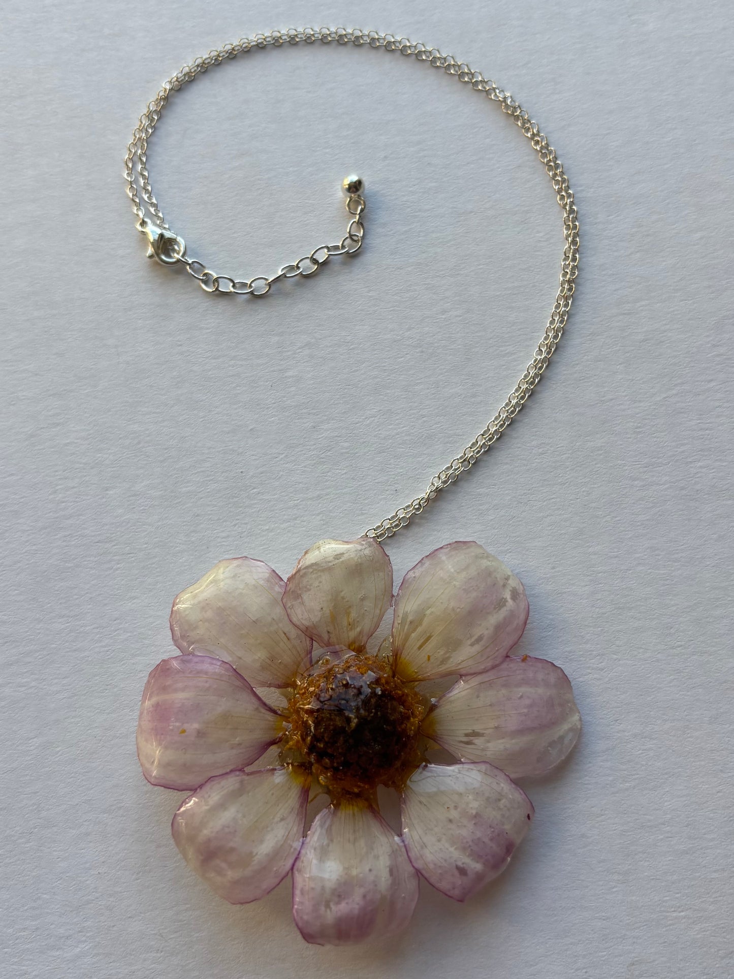 Heart Dahlia Necklace